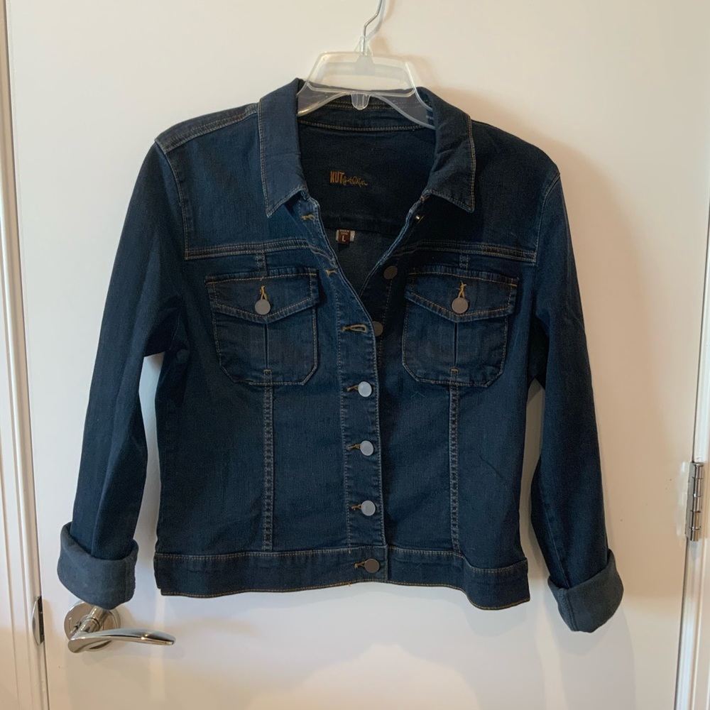 Kut from the Kloth Dark Denim Jacket - Size L